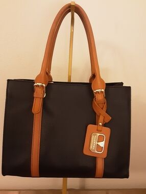 Valentina Leather Satchel Handbag - Excellent Used Condition